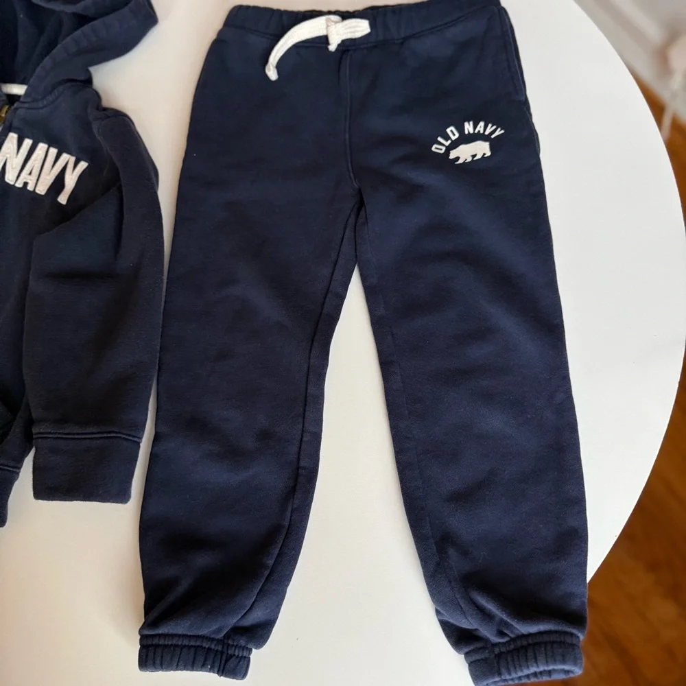 Old Navy Kids Navy Blue Hoodie and Joggers